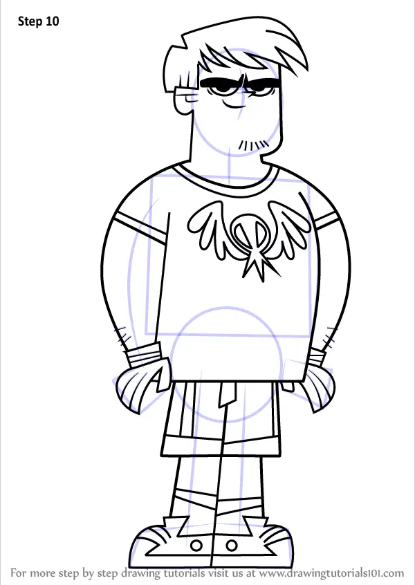 How to Draw Chet from Total Drama (Total Drama) Step by Step ...