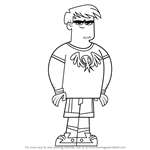 How to Draw Chet from Total Drama