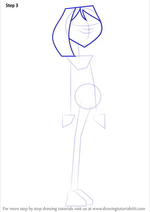 How to Draw Courtney from Total Drama (Total Drama) Step by Step ...