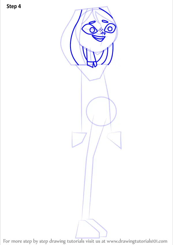 How to Draw Courtney from Total Drama (Total Drama) Step by Step ...