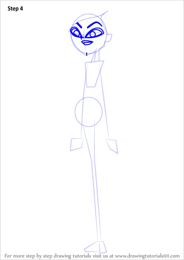 How to Draw Dakota from Total Drama (Total Drama) Step by Step ...