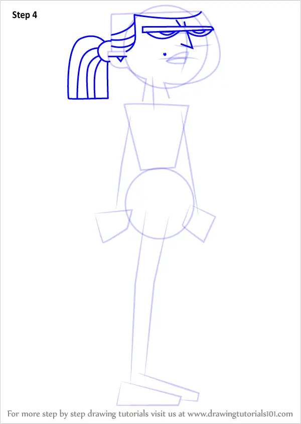 How to Draw Eva from Total Drama (Total Drama) Step by Step ...