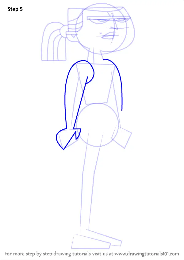 How to Draw Eva from Total Drama (Total Drama) Step by Step ...