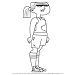 How to Draw Eva from Total Drama