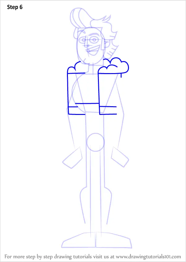 How to Draw Jacques from Total Drama (Total Drama) Step by Step ...