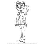 How to Draw Jen from Total Drama