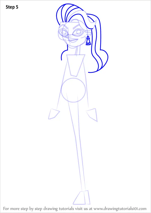 How to Draw Kelly from Total Drama (Total Drama) Step by Step ...