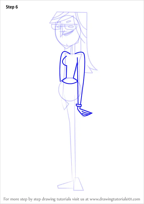 How to Draw Mary from Total Drama (Total Drama) Step by Step ...