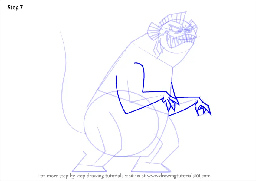 How to Draw Monster from Total Drama (Total Drama) Step by Step ...