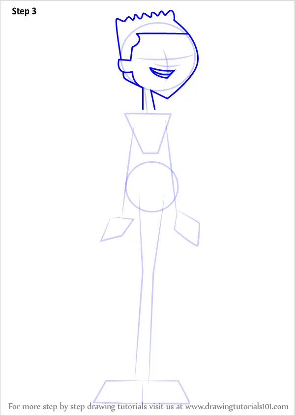 How to Draw Sanders from Total Drama (Total Drama) Step by Step ...