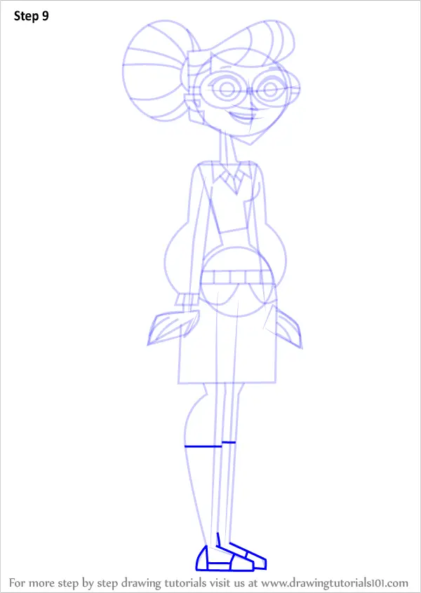 How to Draw Scarlett from Total Drama (Total Drama) Step by Step ...