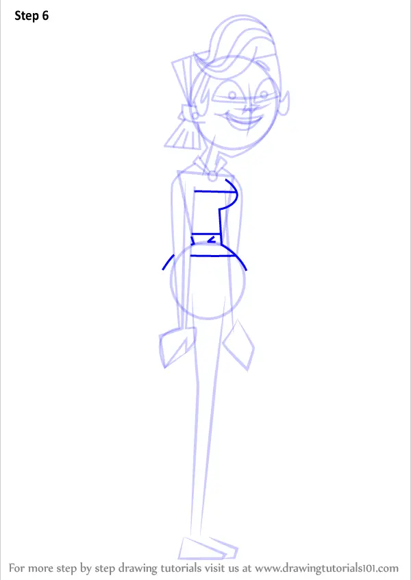 How To Draw Sierra From Total Drama (total Drama) Step By Step 