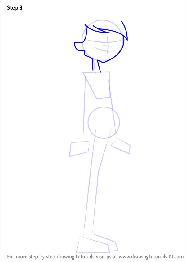 How to Draw Sky from Total Drama (Total Drama) Step by Step ...