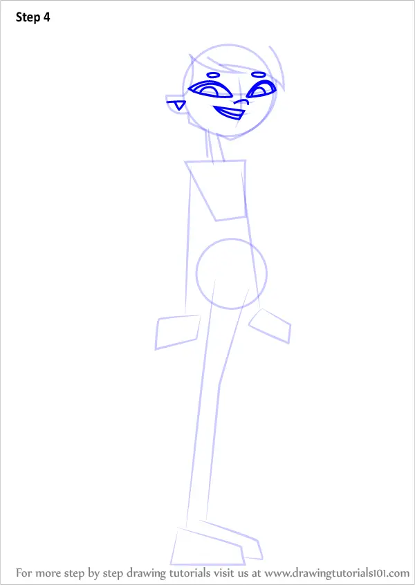 How to Draw Sky from Total Drama (Total Drama) Step by Step ...