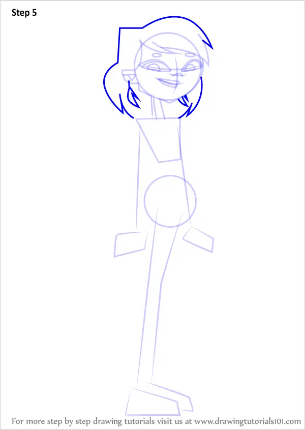 How to Draw Sky from Total Drama (Total Drama) Step by Step ...