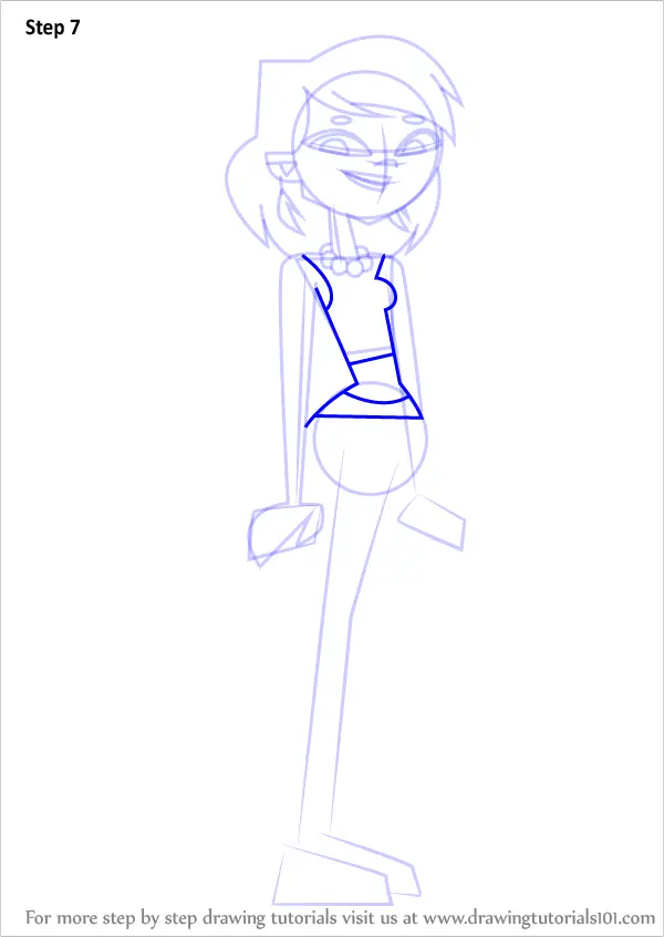 How To Draw Sky From Total Drama (total Drama) Step By Step 