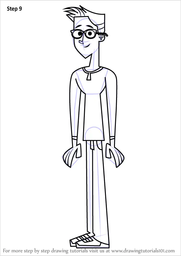 How to Draw Tom from Total Drama (Total Drama) Step by Step ...