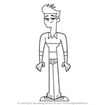 How to Draw Topher from Total Drama