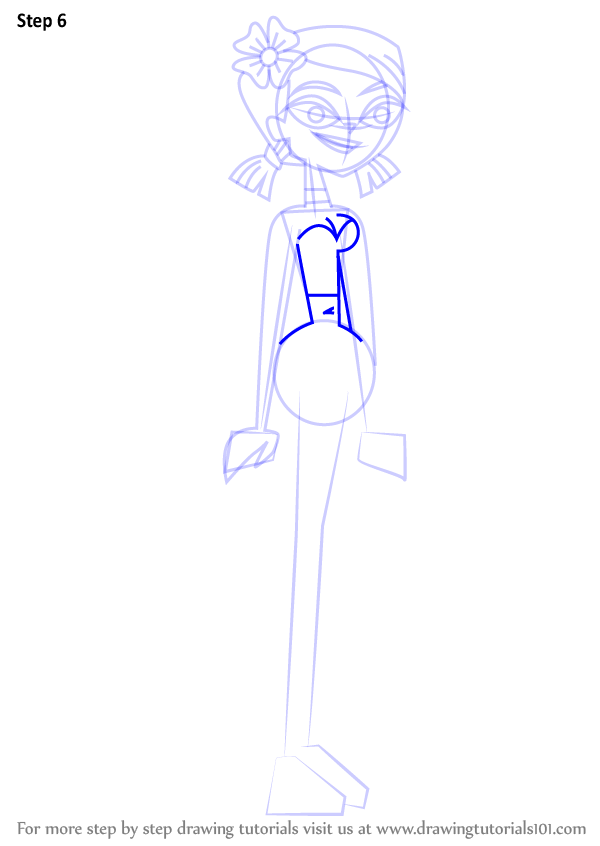 How to Draw Zoey from Total Drama (Total Drama) Step by Step ...