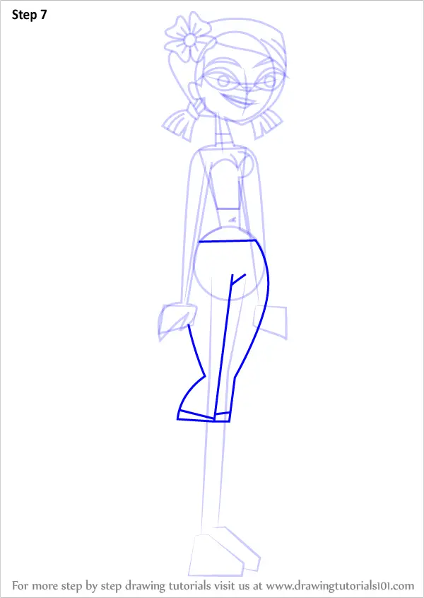 How to Draw Zoey from Total Drama (Total Drama) Step by Step ...