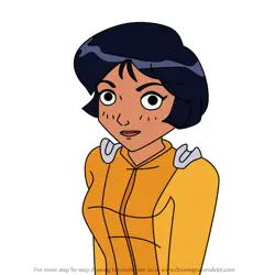 How to Draw Alexandra from Totally Spies!