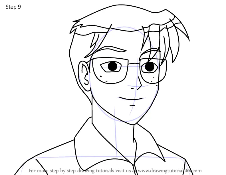 How to Draw Arnold Jackson from Totally Spies! (Totally Spies!) Step by ...