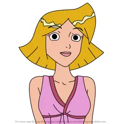 How to Draw Clover from Totally Spies!