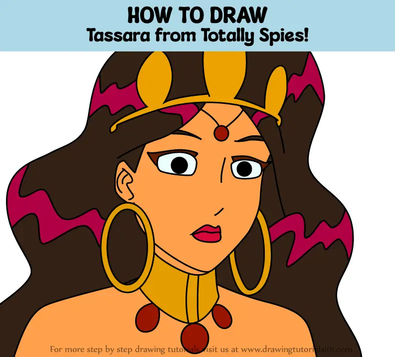 How to Draw Tassara from Totally Spies! (Totally Spies!) Step by Step ...