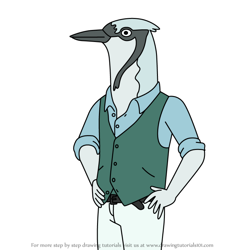 How to Draw Holland from Tuca & Bertie