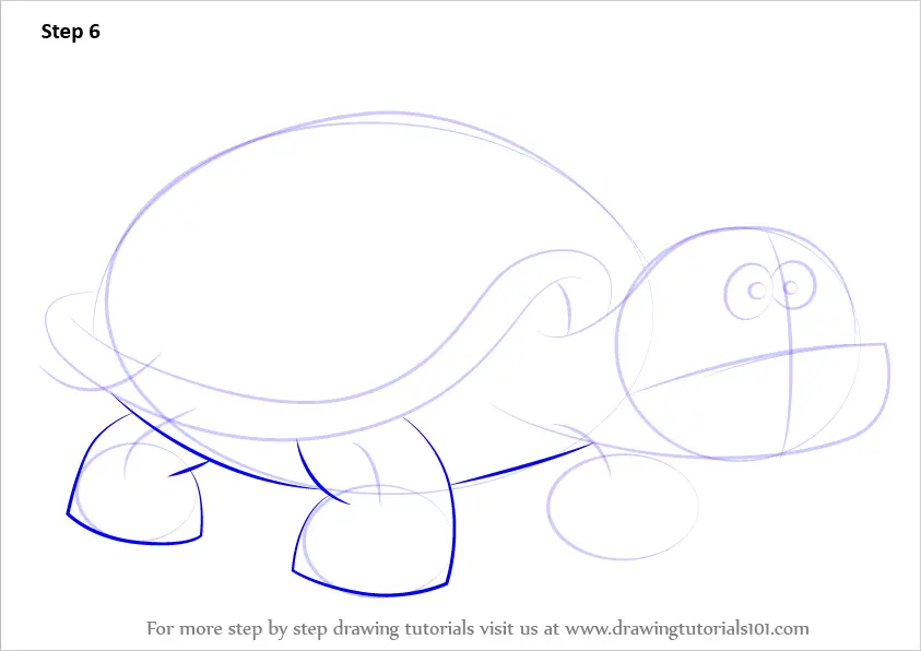 How to Draw Dumb Turtle from Uncle Grandpa (Uncle Grandpa) Step by Step ...