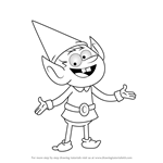 How to Draw Elf Leader from Uncle Grandpa