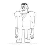 How to Draw Frankenstein from Uncle Grandpa