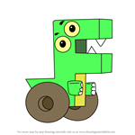 How to Draw Dino Dude from Unikitty!