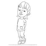 How to Draw Susanti from Upin & Ipin