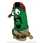 How to Draw Elliot from VeggieTales in the City
