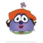 How to Draw Madame Blueberry from VeggieTales in the City