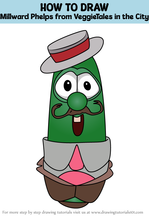 How To Draw Millward Phelps From Veggietales In The City Veggietales In The City Step By Step 3600