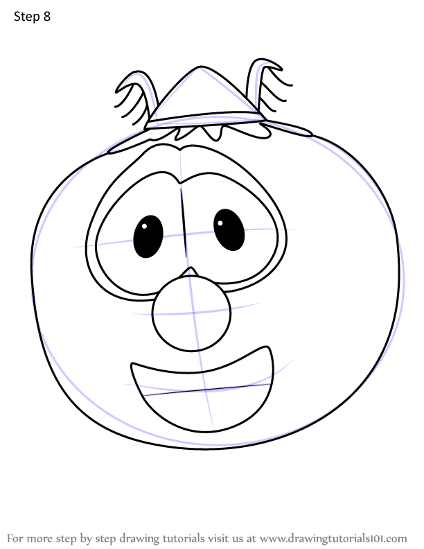 How To Draw Ottar From Veggietales In The City Veggietales In The City Step By Step 8994