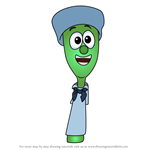 How to Draw Shem from VeggieTales in the City