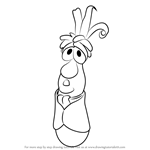 How to Draw Charlie Pincher from VeggieTales