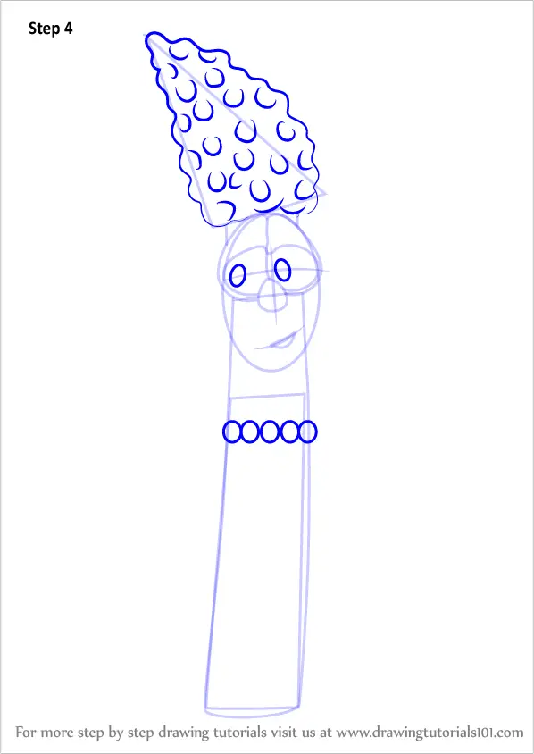 Learn How to Draw Mom Asparagus from VeggieTales ...