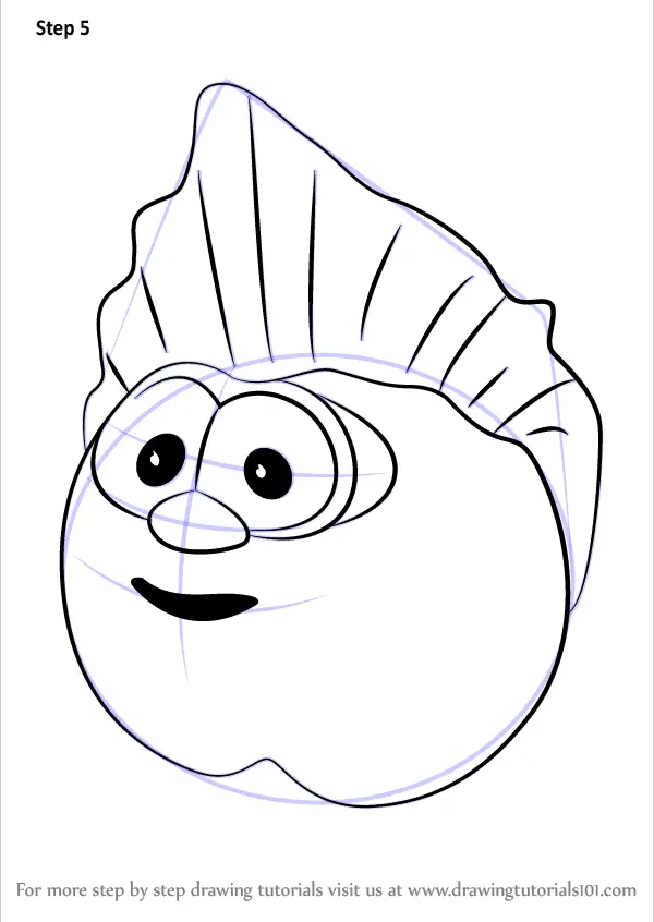 Learn How to Draw The Peach from VeggieTales VeggieTales