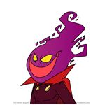 How to Draw Flamme from Villainous