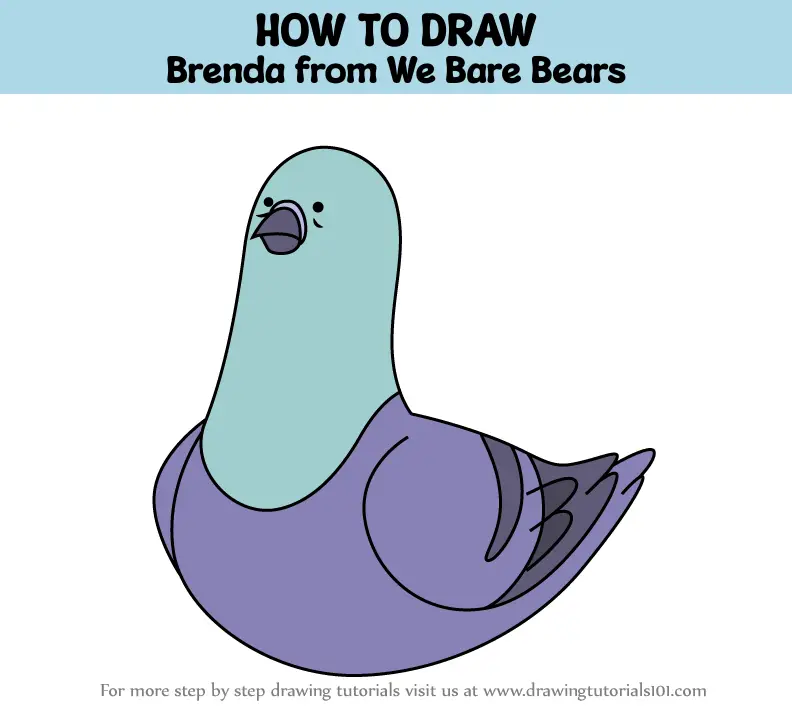 How to Draw Brenda from We Bare Bears (We Bare Bears) Step by Step ...