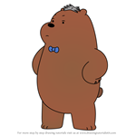 How to Draw Crowbar Jones from We Bare Bears