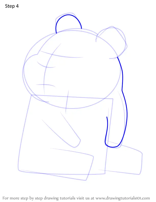 How to Draw Hamster from We Bare Bears (We Bare Bears) Step by Step ...