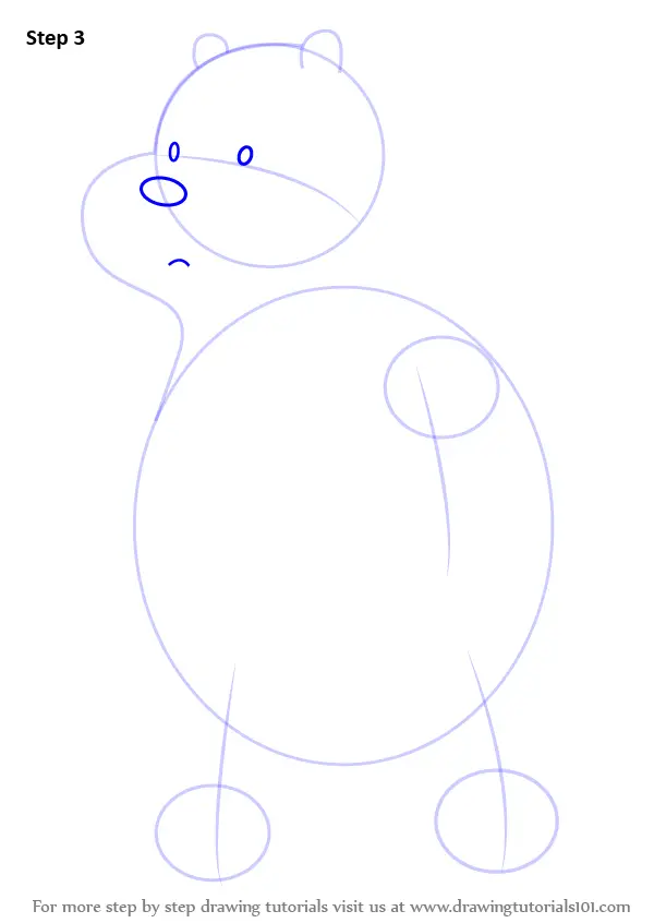 Learn How to Draw Ice Bear from We Bare Bears (We Bare 