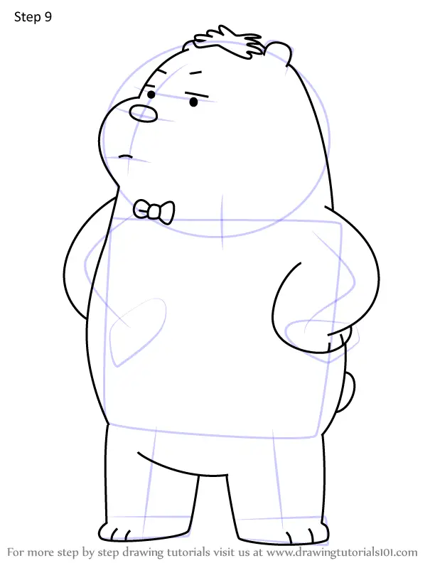 How to Draw Mister Jones from We Bare Bears (We Bare Bears) Step by ...