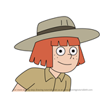 How to Draw Outback Ranger from We Bare Bears