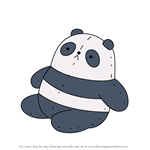 How to Draw Panda 2 from We Bare Bears